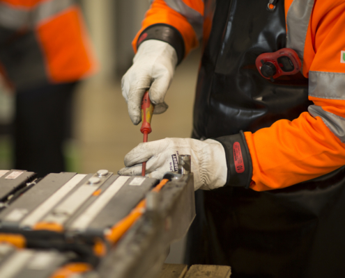 Norsirk og uRecycle sin batterigjenvinning